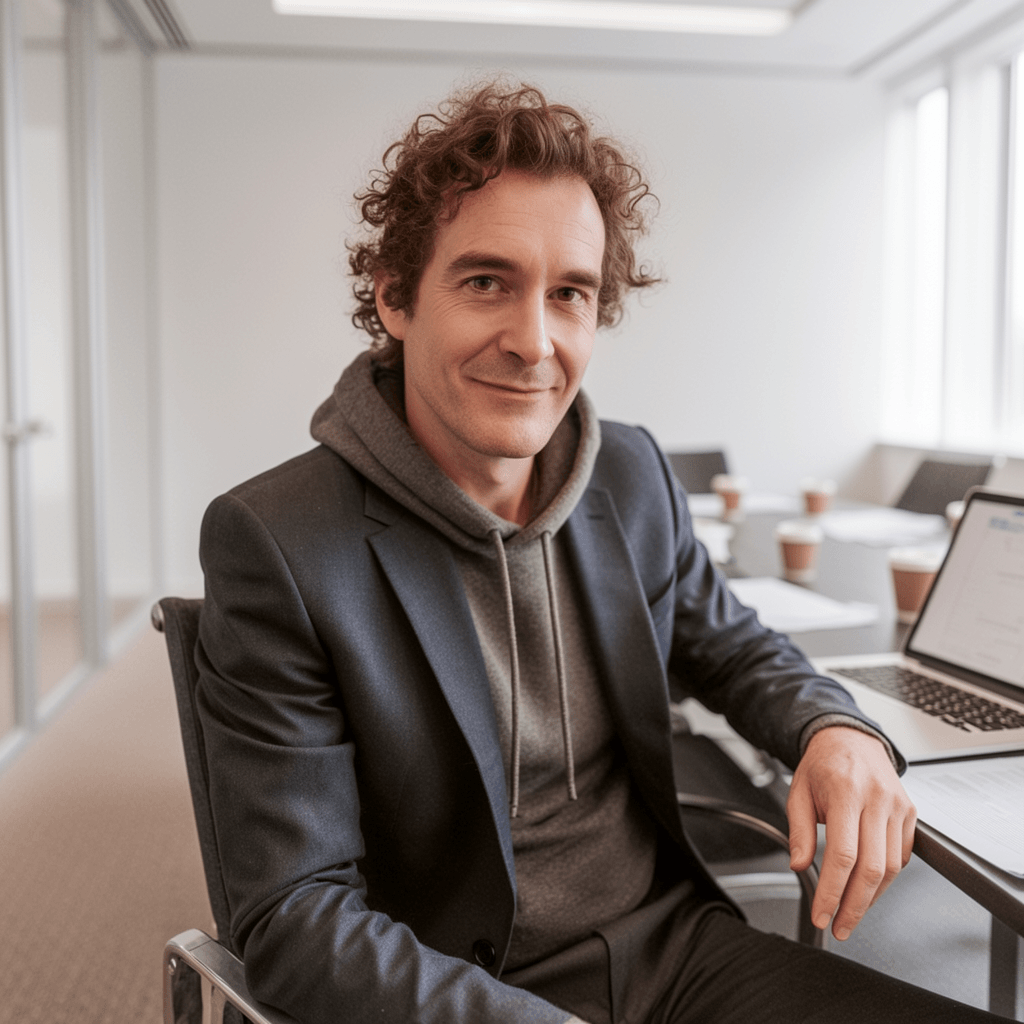 Connor O'Shiel, screenwriter focused on colonial settings and narrative perspective, professional headshot