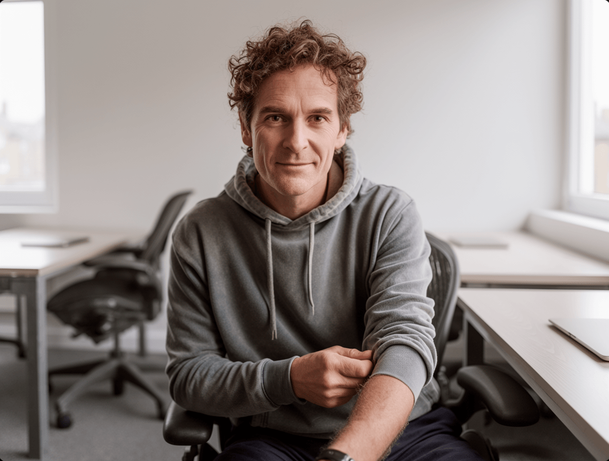 Connor O'Shiel, writer and screenwriter of historical fiction, professional headshot portrait