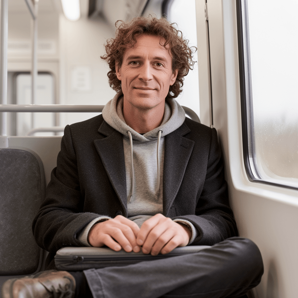 Connor O'Shiel, historical fiction writer based in Budapest, photographer-captured portrait